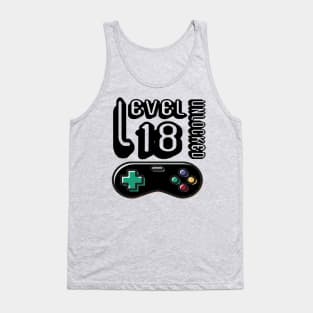 level 18 unlocked - 18th birthday gift Tank Top